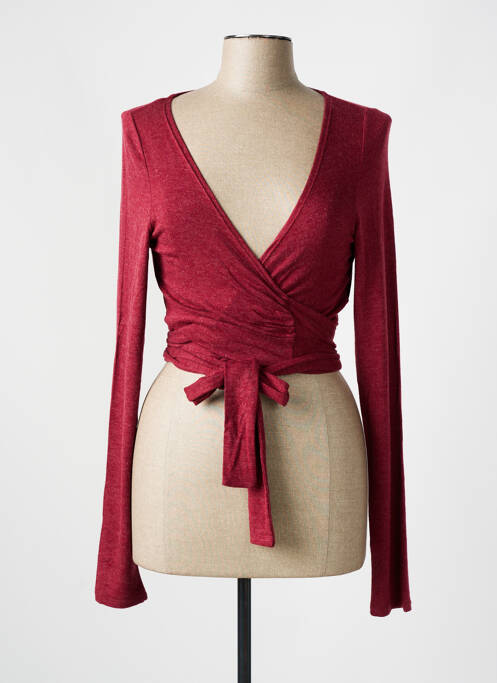 Cardigan petrecut roșu MYRINE & ME femeie