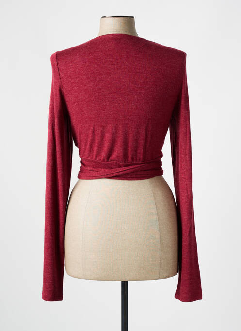 Cardigan petrecut roșu MYRINE & ME femeie