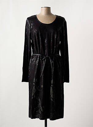 Rochie midi mâneci lungi mâneci lungi negru SOULMATE femeie