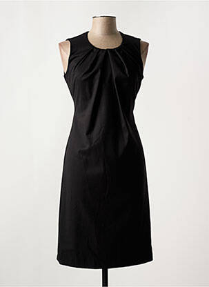 Rochie midi fără mâneci fără mâneci negru TRUSSARDI JEANS femeie