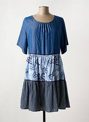 Rochie midi albastru 5 HEARTS femeie