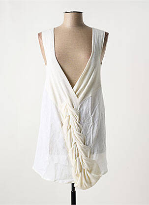 Tunică fără mâneci bej CREA CONCEPT femeie