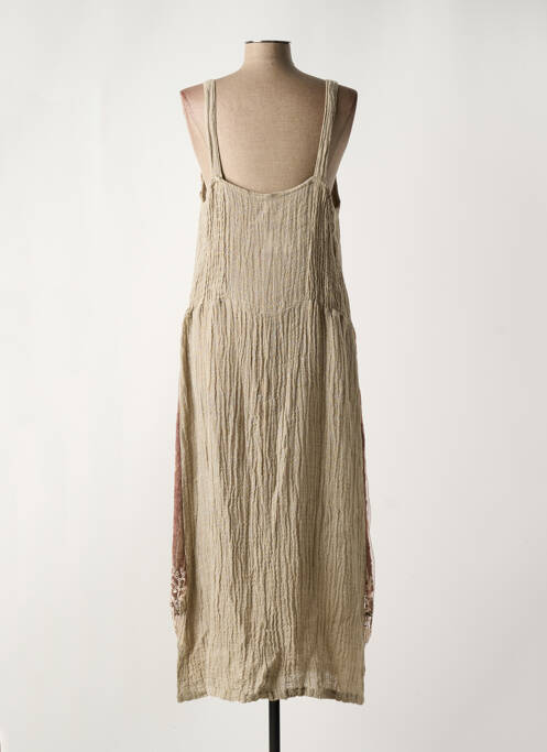 Rochie lungă bej MARILU femeie