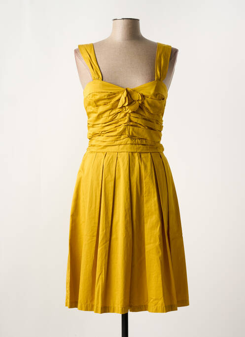 Rochie midi galben FAIRLY femeie