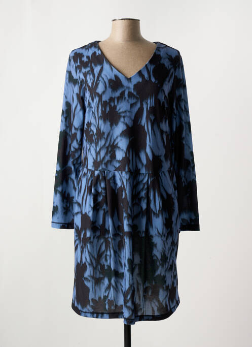 Rochie midi albastru 3322 femeie