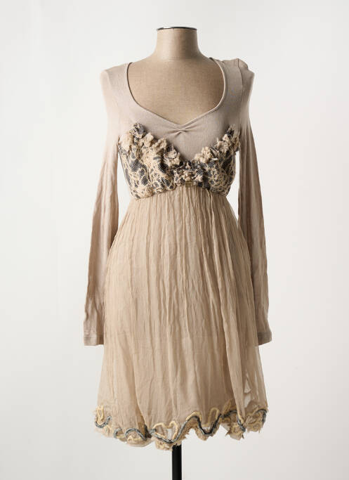 Rochie midi maro SONIA GONNELLI femeie