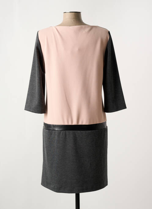 Rochie scurtă gri POUSSIERE D'ETOLE femeie