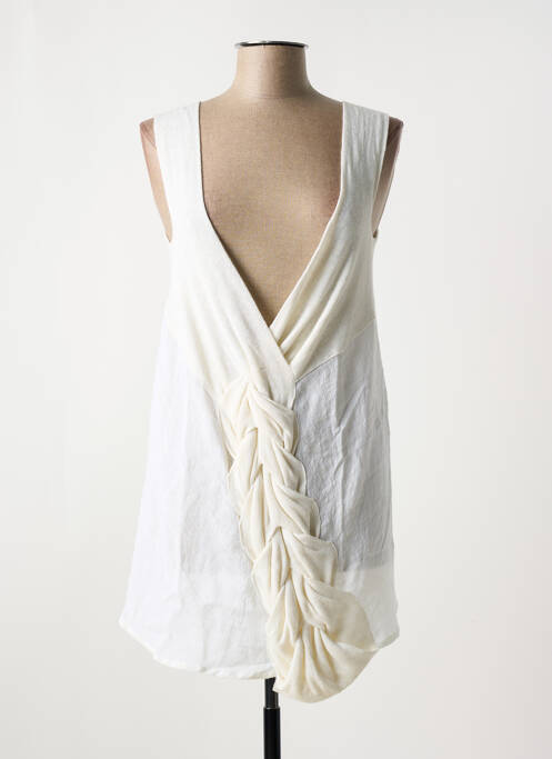 Tunică fără mâneci bej CREA CONCEPT femeie