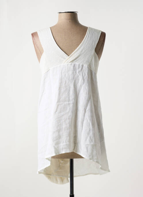 Tunică fără mâneci bej CREA CONCEPT femeie