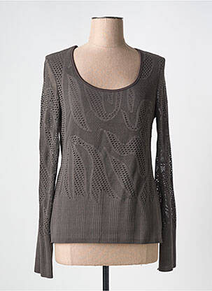 Pulover maro 3322 femeie