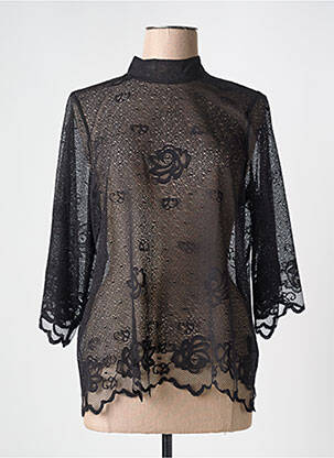 Top negru ICHI femeie