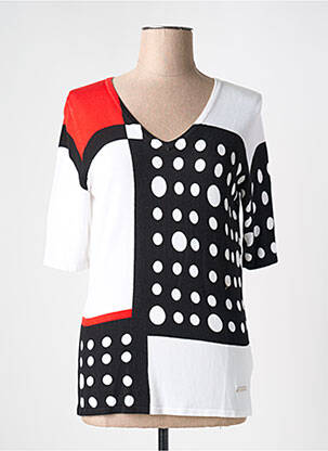 Pulover alb PASSIONI femeie