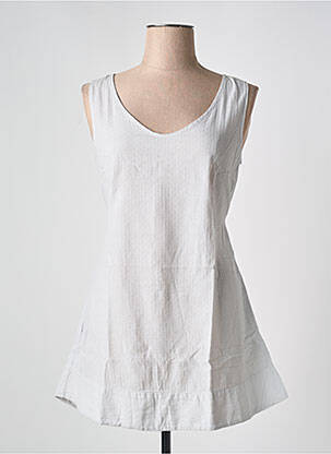 Tunică fără mâneci gri MES SOEURS ET MOI femeie