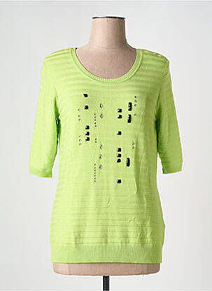 Pulover elasticitate mâneci scurte verde EUGEN KLEIN femeie