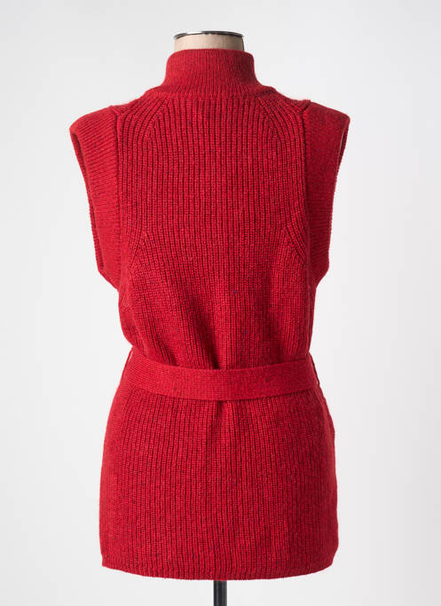 Pulover tunică roșu CKS femeie