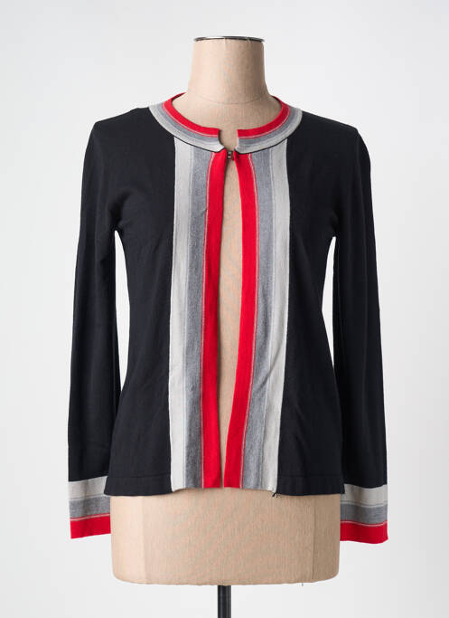 Vestă cu mâneci lungi negru ELEONORA AMADEI femeie