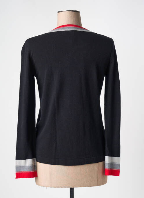 Vestă cu mâneci lungi negru ELEONORA AMADEI femeie