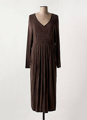 Rochie lungă mâneci lungi mâneci lungi maro MYRINE ANTWERP femeie