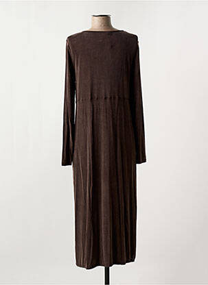 Rochie lungă mâneci lungi mâneci lungi maro MYRINE ANTWERP femeie