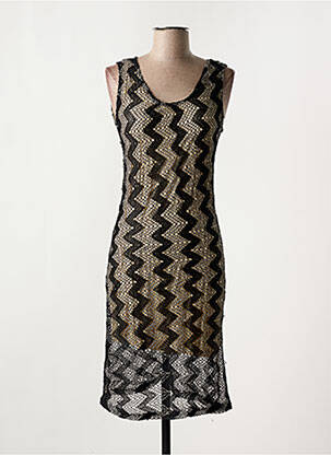 Rochie midi fără mâneci fără mâneci negru MOLLY BRACKEN femeie
