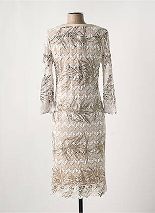 Rochie midi mâneci lungi mâneci lungi auriu EUGEN KLEIN femeie