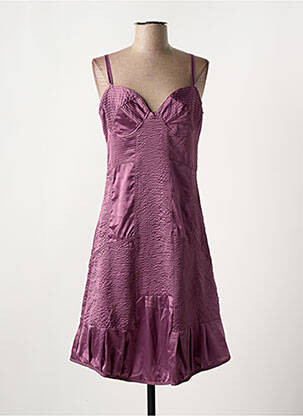 Rochie midi violet MAIS IL EST OU LE SOLEIL femeie