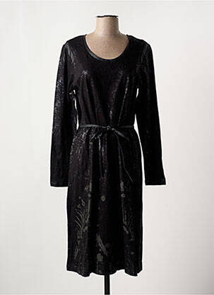 Rochie midi mâneci lungi mâneci lungi negru SOULMATE femeie