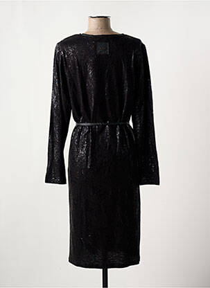 Rochie midi mâneci lungi mâneci lungi negru SOULMATE femeie