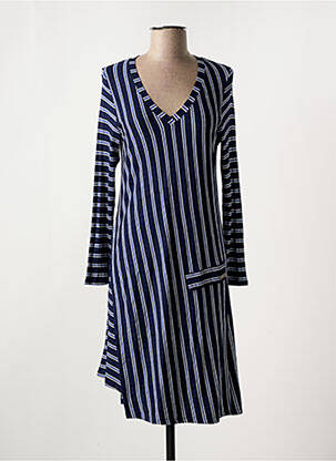 Rochie midi albastru 3322 femeie