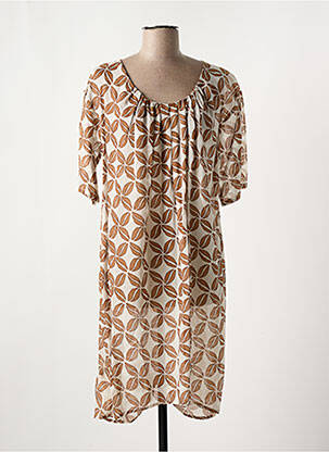 Rochie midi maro NIU femeie