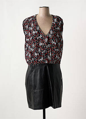 Rochie scurtă fără mâneci fără mâneci negru MORGAN femeie