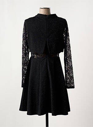 Rochie midi mâneci lungi mâneci lungi negru MOLLY BRACKEN femeie