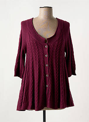 Vestă cu mâneci lungi violet MYRINE & ME femeie