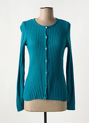 Vestă cu mâneci lungi albastru MD'M femeie