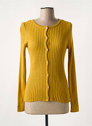 Vestă cu mâneci lungi galben MD'M femeie