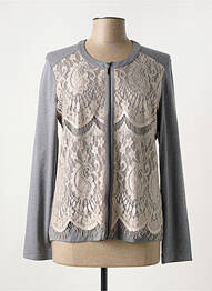 Jachete casual guler rotund gri EUGEN KLEIN femme