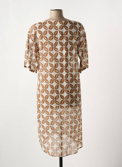 Rochie midi maro NIU femeie