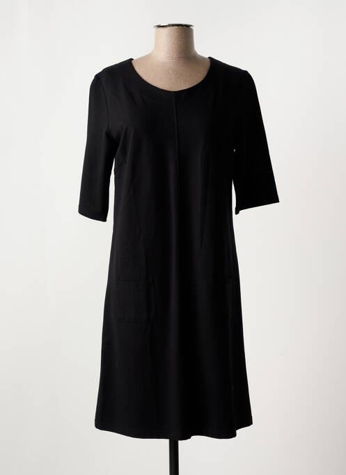 Rochie midi negru FLEUR DE SEL femeie