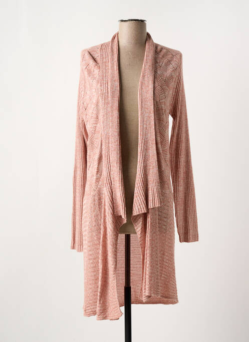 Vestă cu mâneci lungi roz FRANSA femeie