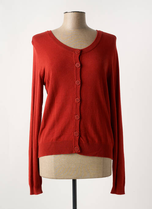 Vestă cu mâneci lungi portocaliu FRANSA femeie