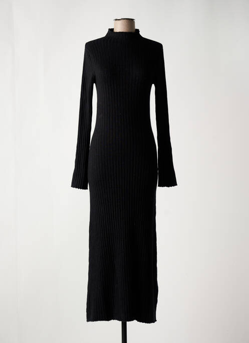 Rochie pulover negru MAJESTIC FILATURES femeie