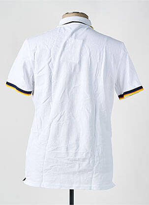 Tricou croială cambrată mâneci scurte alb KWAY bărbat