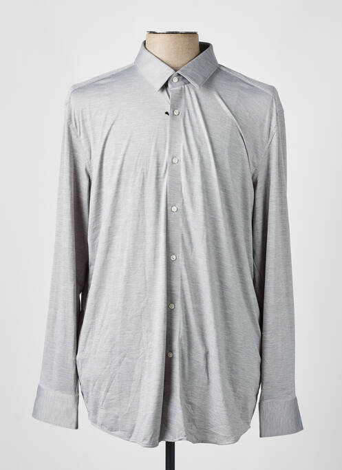 Cămașă cu mâneci lungi gri HUGO BOSS bărbat