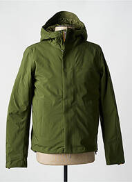 Parka mâneci lungi cu glugă verde KWAY bărbat