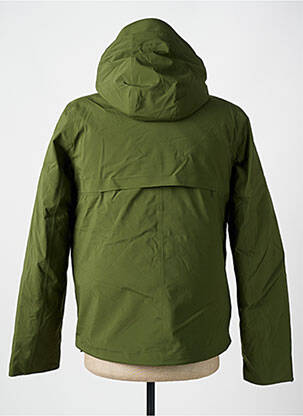 Parka mâneci lungi cu glugă verde KWAY bărbat