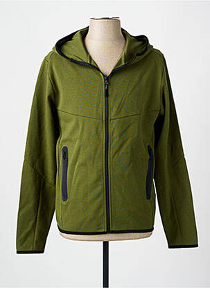 Jachete casual strânsă pe partea de jos verde JACK & JONES bărbat