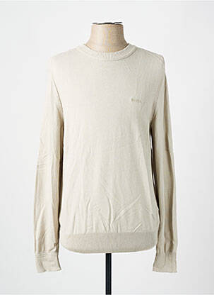 Pulover bej HUGO BOSS bărbat