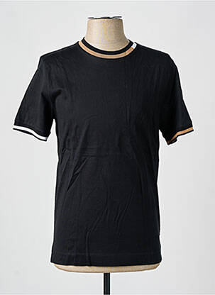 Tricou croială dreaptă mâneci scurte negru HUGO BOSS bărbat