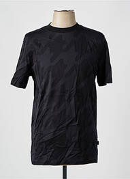 Tricou croială cambrată mâneci scurte negru HUGO BOSS bărbat