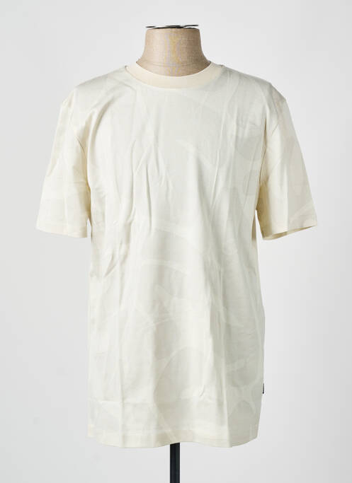 Tricou bej HUGO BOSS bărbat